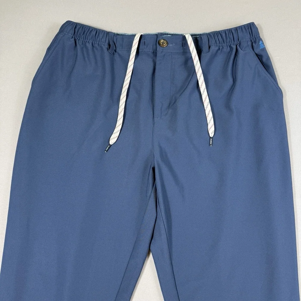 Chubbies‎ Everywhere Performance Pants Mens XXL Blue Drawstrings Stretch Beach
